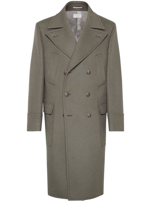 Double-breasted coat Brunello Cucinelli | MY4419139KCDF04